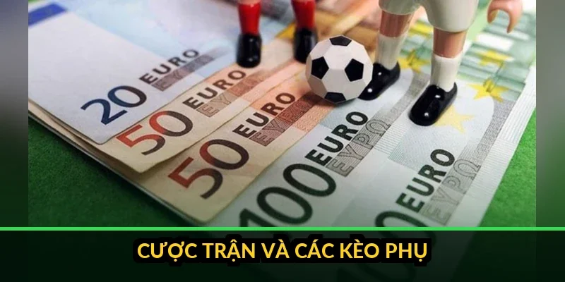 Bảng so sánh bốn nhóm kèo - châu Á, châu Âu, Tài Xỉu, cược trong trận - với đặc điểm từng loại
