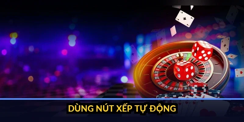 So sánh kết quả xếp bài thủ công và nút tự động trên cùng một bộ 13 lá